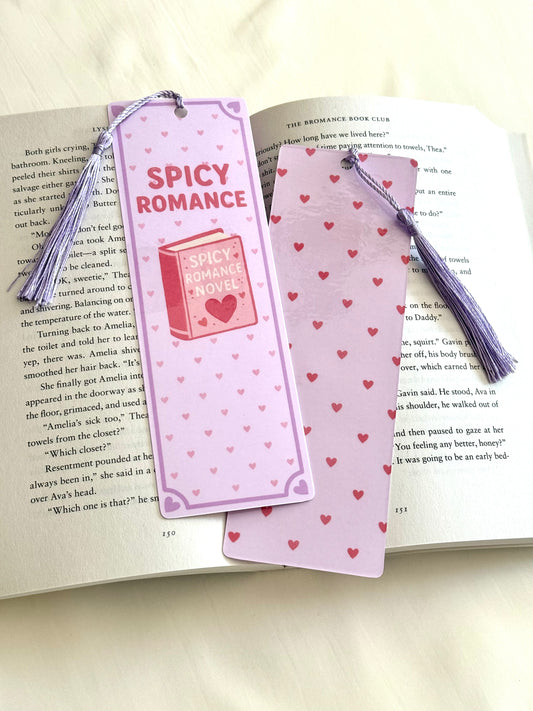 Marque-page " SPICY ROMANCE " Lila 💜